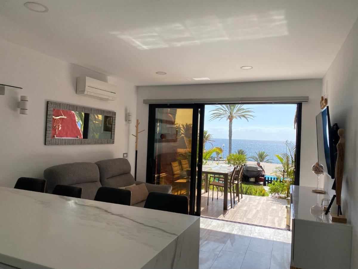 First Beachline Deluxe With Garden And Terrasse In Sun Club San Bartolomé Zewnętrze zdjęcie