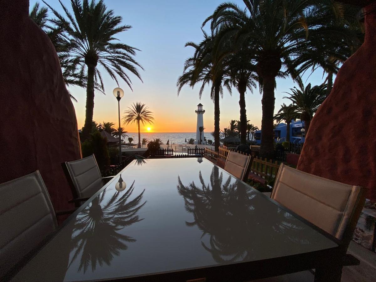 First Beachline Deluxe With Garden And Terrasse In Sun Club San Bartolomé Zewnętrze zdjęcie