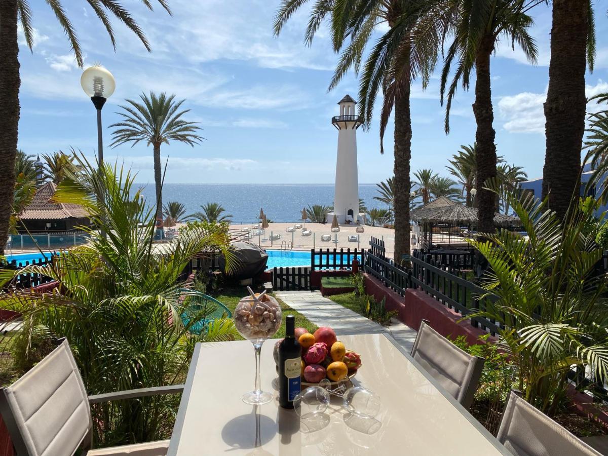 First Beachline Deluxe With Garden And Terrasse In Sun Club San Bartolomé Zewnętrze zdjęcie